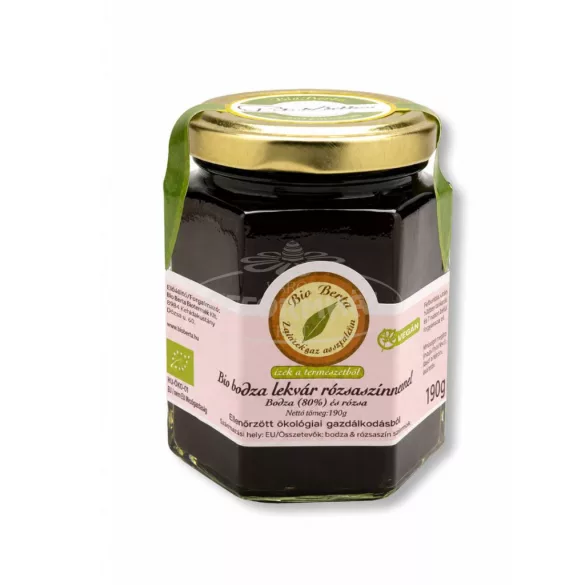 Bio berta bio lekvár bodza rózsa 196ml