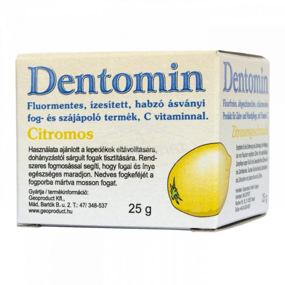 Dentomin H habzófogpor citrom 25g