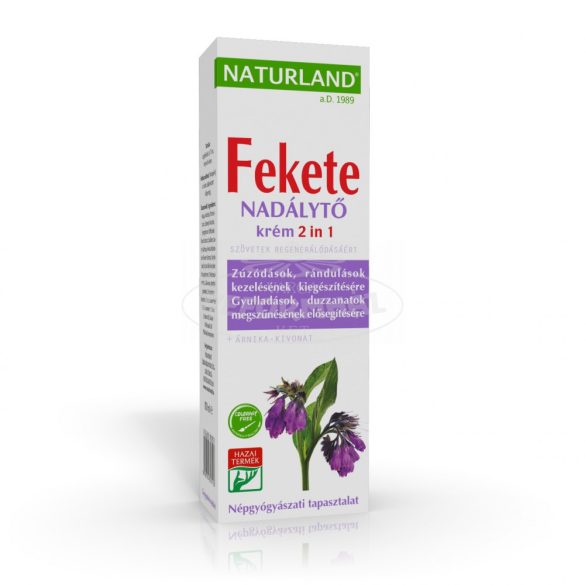 Naturland fekete nadálytő krém 2 in1 árnikával 100ml