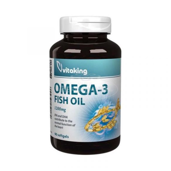 Vitaking omega-3 halolaj gélkapszula 90x
