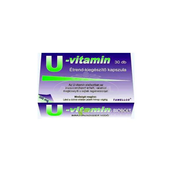 U-vitamin kapszula 300mg 30x