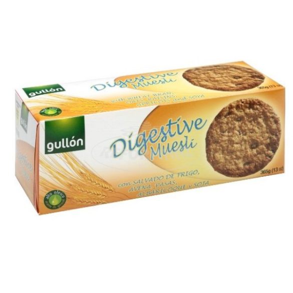 Gullon Digestive Müzli keksz zabpehellyel 365g