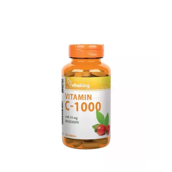 Vitaking C vitamin csipkebogyó 1000 mg tabletta 100x