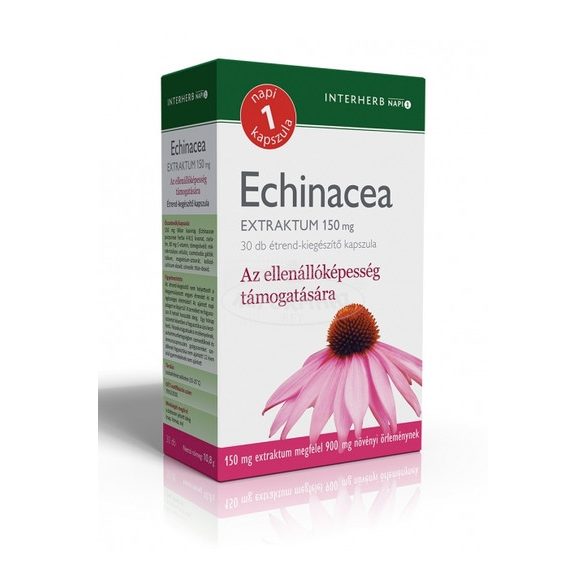 Interherb Napi 1 Echinacea extraktum kapszula 150mg 30x
