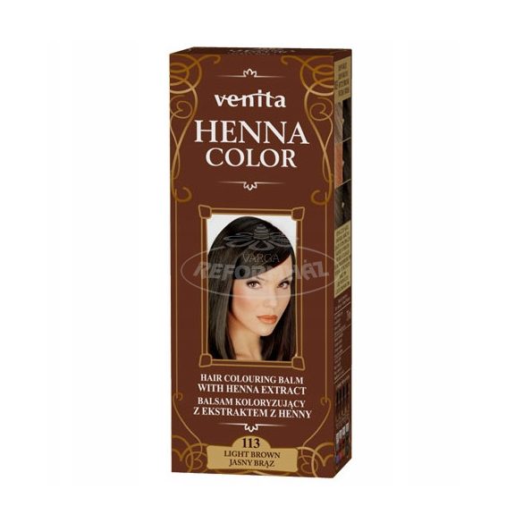 Henna color krémhajfesték 113 világosbarna 75ml