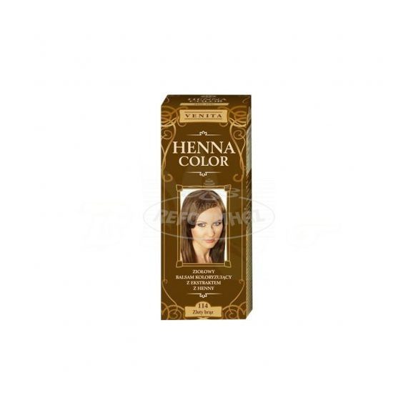 Henna color krémhajfesték 114 aranybarna 75ml