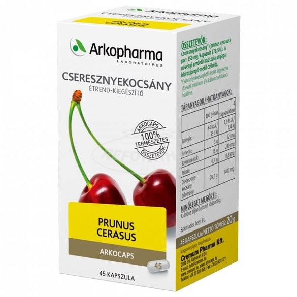 Arkocaps Cseresznyekocsány kapszula 45x
