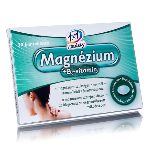 1x1 Vitaday magnézium+B6 vitamin filmtabletta 30x