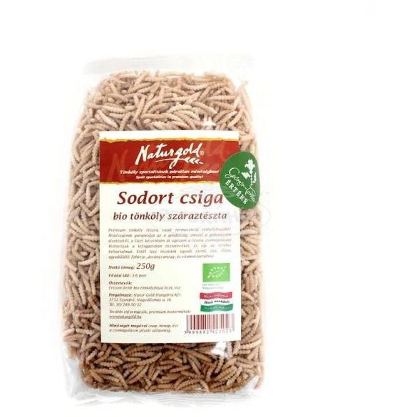 Naturgold tészta bio tönköly telj.kiőrl.csiga 250g