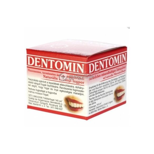 Dentomin-N gyógyfogpor piros natúr 95g
