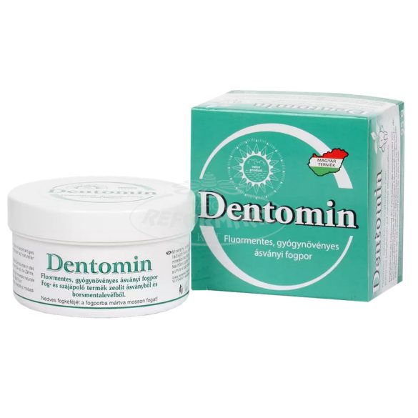 Dentomin gyógyfogpor zöld gyógynövényes 95g