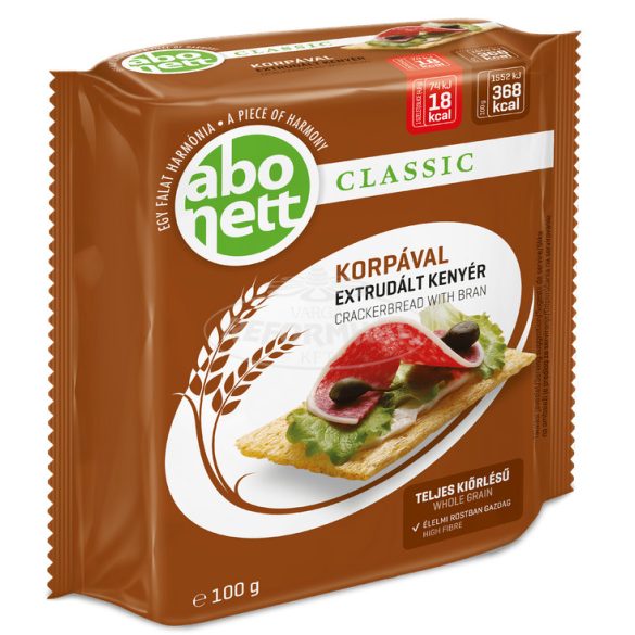 Abonett extrudált kenyér korpás 100g