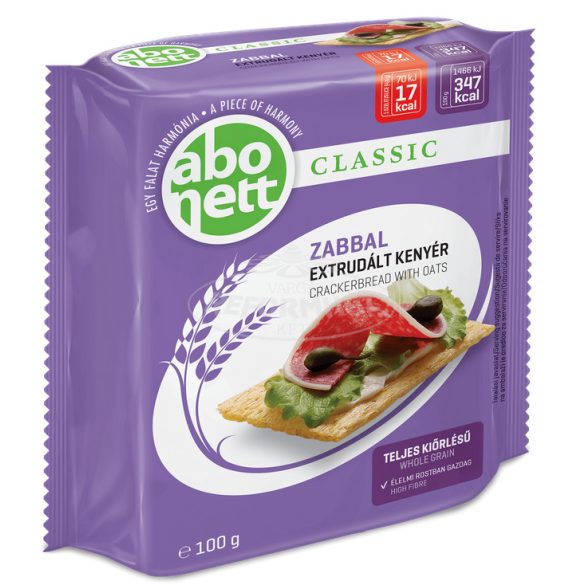 Abonett extrudált kenyér zabos 100g