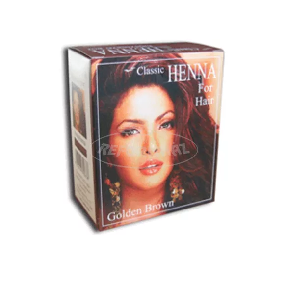 Classic Henna hajszínező por Aranybarna 100g