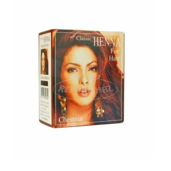 Classic Henna hajszínező por Sötét barna 100g