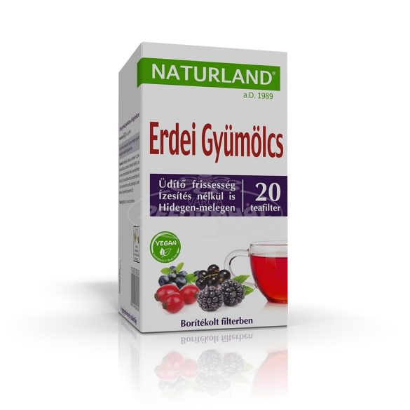 Naturland Gyümölcstea erdei gyümölcsökkel 20x2g 20x