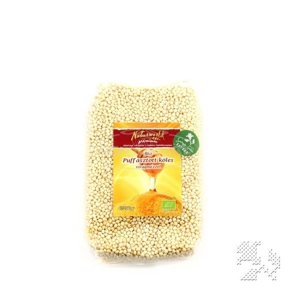 Naturgold bio puffasztott köles virágmézzel 200g