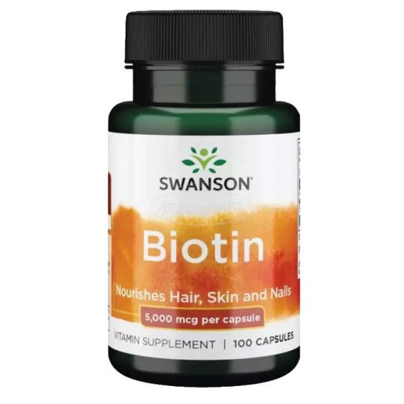 Swanson Biotin kapszula 5000mcg 100x