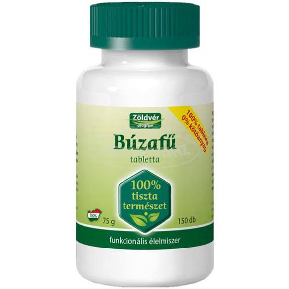 Zöldvér Búzafű tabletta organikus  100% 150x