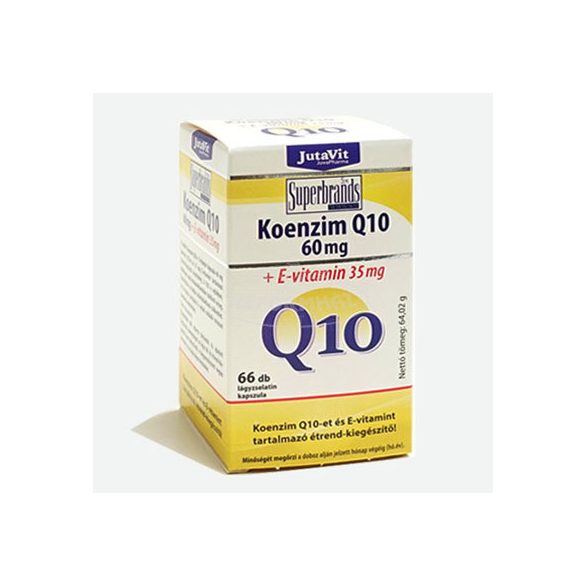 JutaVit Koenzim Q10 60mg + E-vitamin 35mg kapszula 66x
