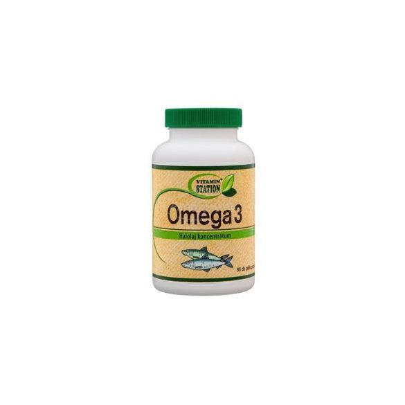 Vitamin Station Omega 3 zselétabletta 1000mg 90x