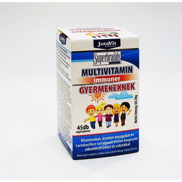 JutaVit Multivitamin immuner gyermekeknek 45x