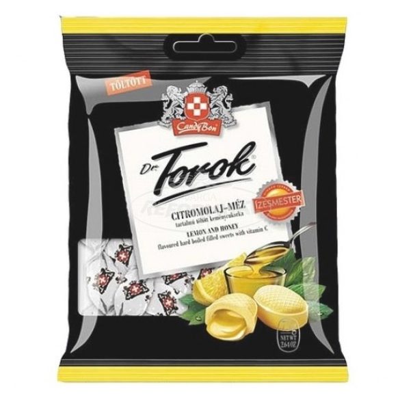 Dr Torok cukorka citromolaj-méz tartalmú töltött 75g