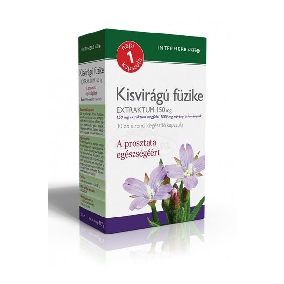 Interherb napi 1 Kisvirágú füzike extraktum kapszula 30x