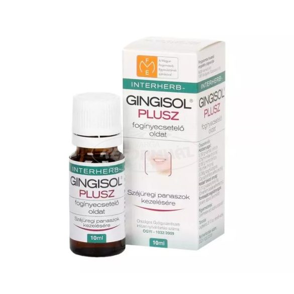Gingisol Plusz fogínyecsetelő oldat Interherb 10ml