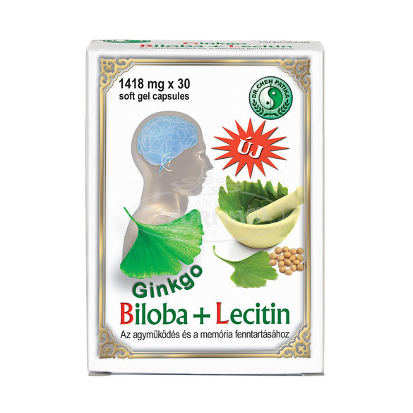 Dr.Chen Ginkgo biloba+lecitin kapszula 30x