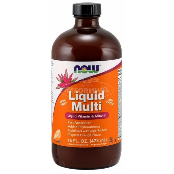 Now Liquid Multi Tropical Orange szirup 473ml