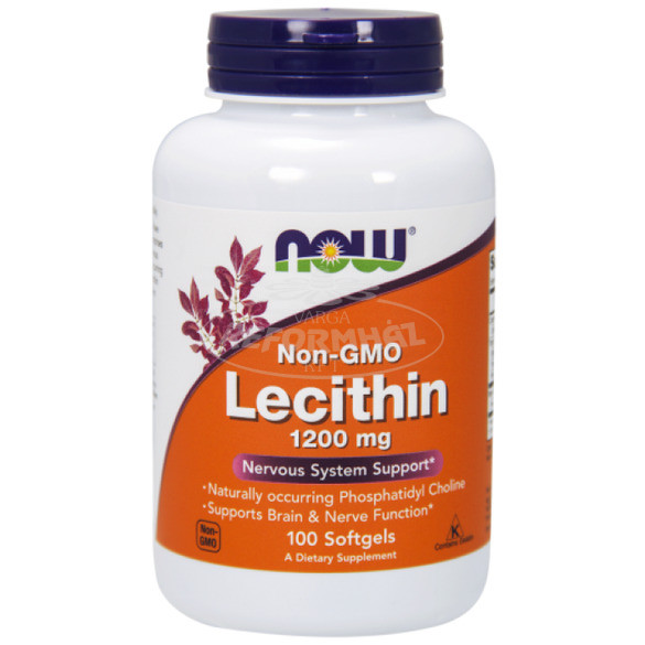 Now Lecithin 1200mg kapszula 100x