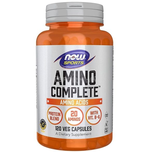 Now Amino Complete kapszula aminosav tartalmú B6 vitamin 120x