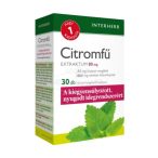 Interherb Napi 1 Citromfű extraktum kapszula 30x