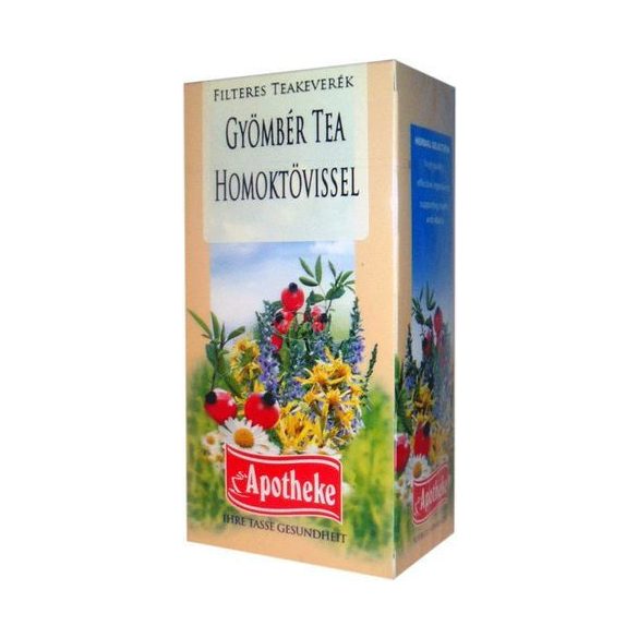 Apotheke gyümölcstea gyömbér és homoktövis 20x