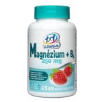 1x1 Vitaday magnézium+B6 rágótabletta  250 mg epres 45x