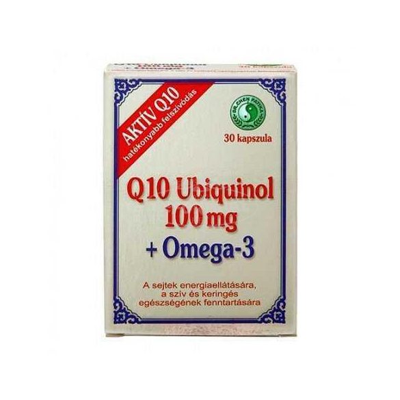 Dr.Chen Q10 Ubiquinol100mg+Omega3 kapszula 30x