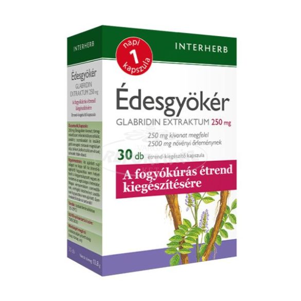 Interherb Napi 1 Édesgyökér-Glabridin extraktum kapszula 30x