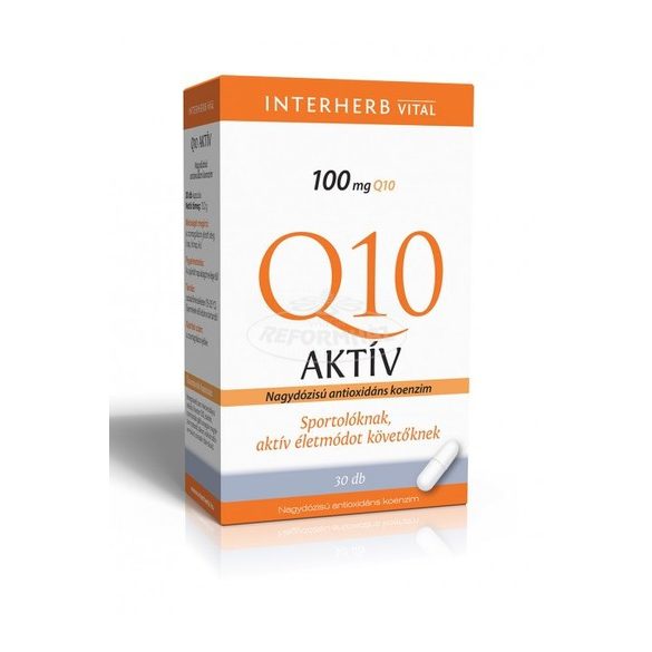 Interherb Vital Q10 & Aktív 100mg kapszula 30x