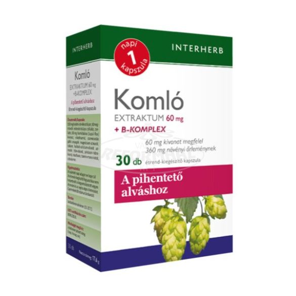 Interherb Napi 1 Komló Extraktum kapszula+ B-komplex 30x
