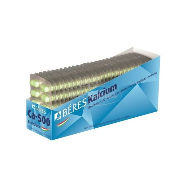 Béres vitamintár Kalcium 500mg filmtabletta 10x