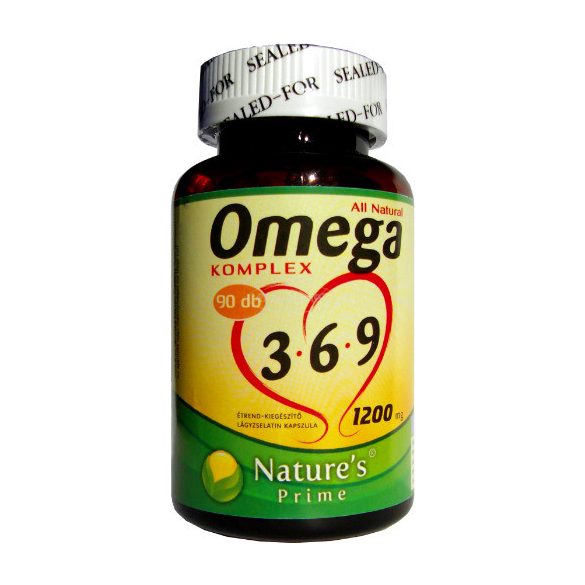 Natures Prime Omega 3.6.9. kapszula 1200mg 90x