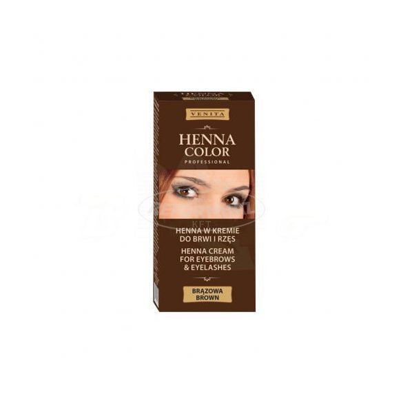 Henna Color szempilla és szemöldök krémfesték bronzbarna 15ml