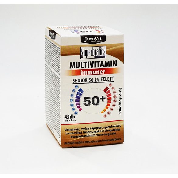 JutaVit Tabletta Multivitamin 50+ Senior 45x