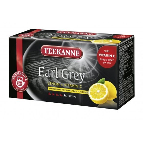 Teekanne earl gray citromos filteres 20x