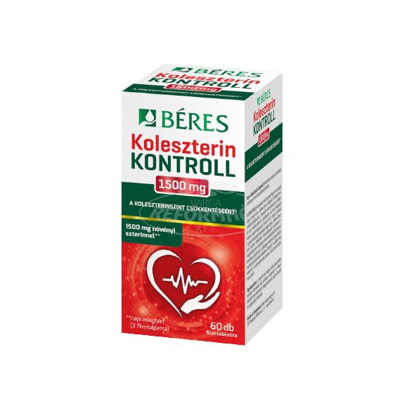 Béres Egészségtár Koleszterin Kontroll tabletta 60x