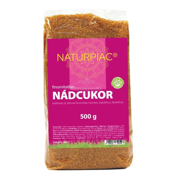 NaturPiac Nádcukor finomítatlan 500g