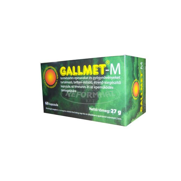 Gallmet-M természetes epesav kapszula 60x