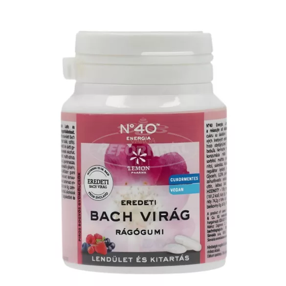 Bach Virágterápiás rágógumi energia 60g
