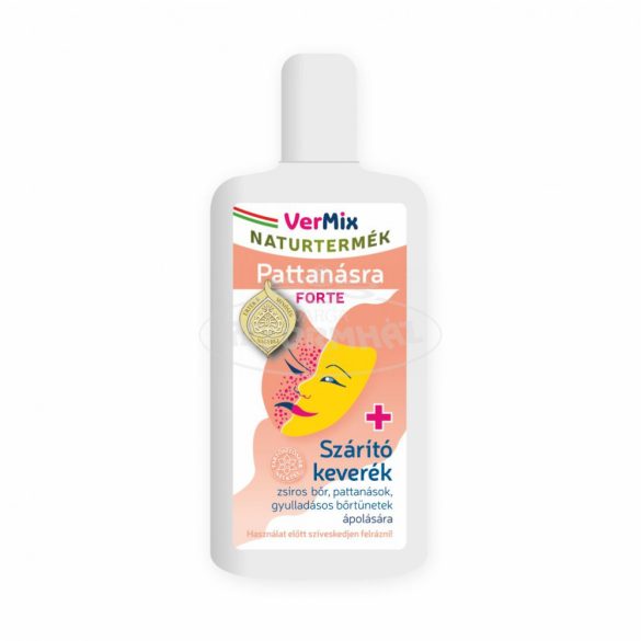 Vermix szárítókeverék forte zsíros pattanásos bőrre 120ml